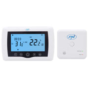 Termostat inteligent PNI CT36 WiFi, control prin Tuya Smart, programabil, funcție OWD și antifreeze